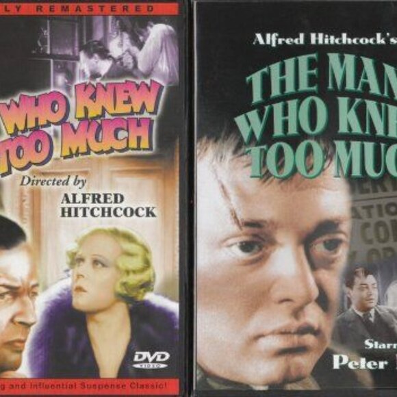 The Man Who Knew Too Much 1934 DVD Alfred Hitchcock Peter Lorre Remastered - Picture 1 of 4